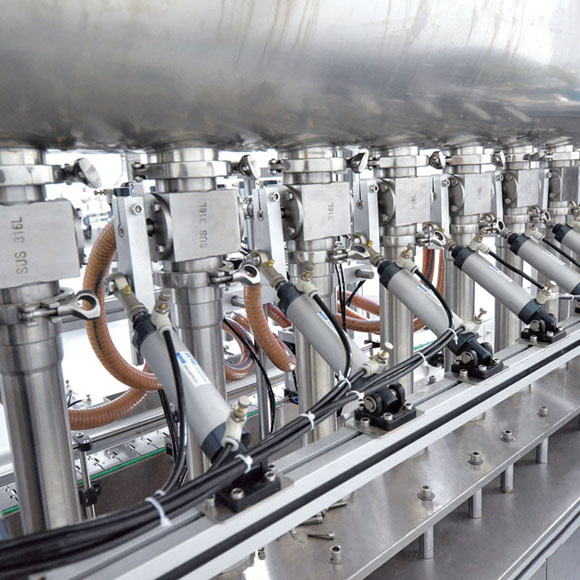 辣椒醬灌裝機精致細節